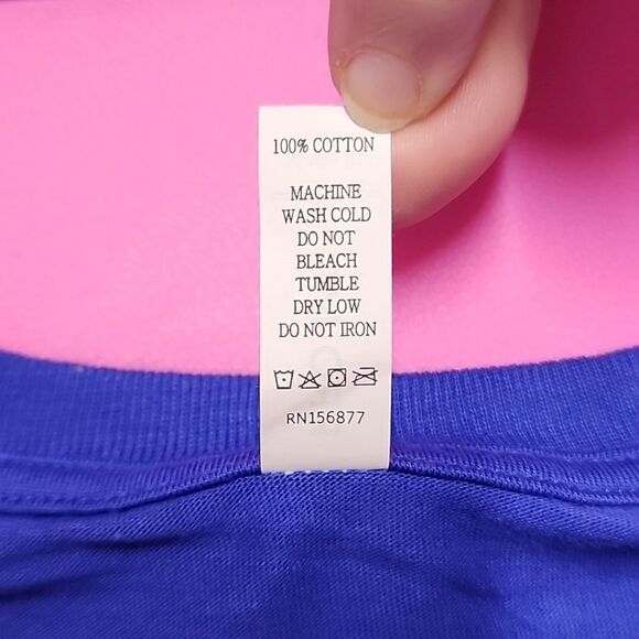 Live Life in full bloom Royal Blue floral tee shirt size S 2-4 M 6-8 XL 12-14 - Picture 8 of 8